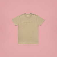 Handle With Care Short Sleeved Tee (Champagne)